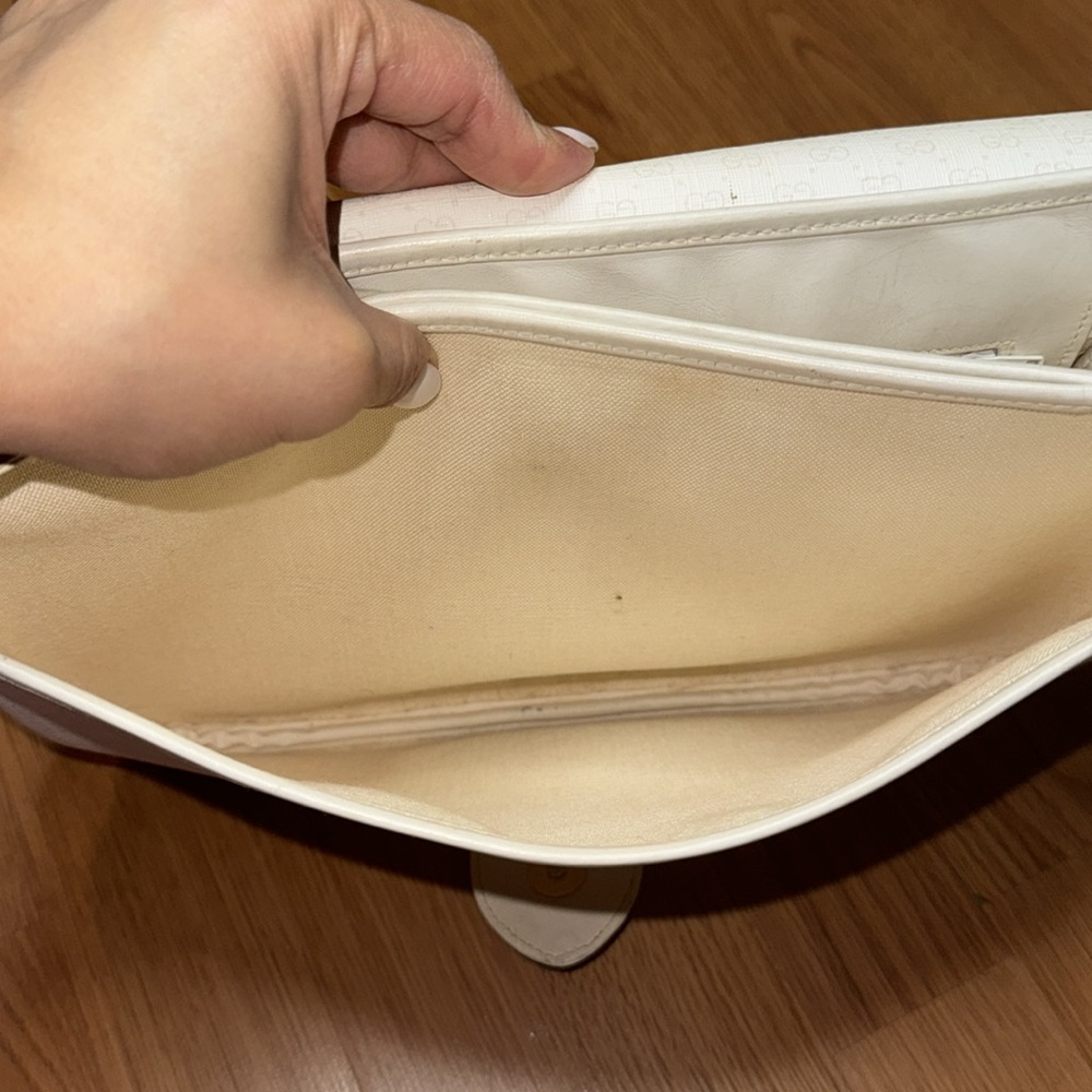 Vintage white shoulder bag - Picture 5 of 11